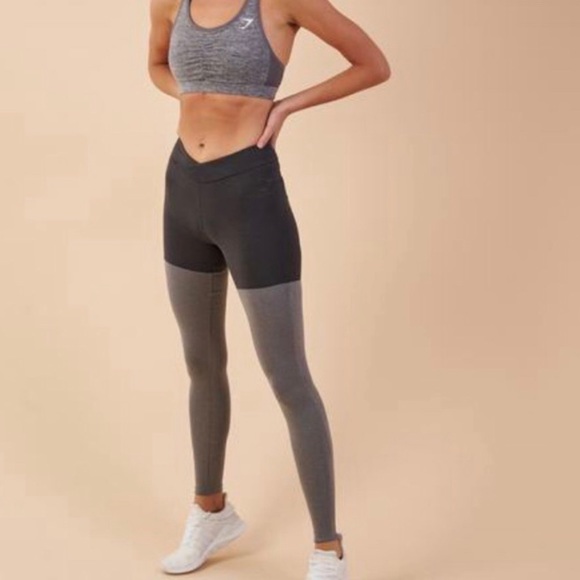 Gymshark Pants - Gymshark Two Toned V Waistband Leggings